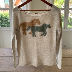 Free People Horse Sweater